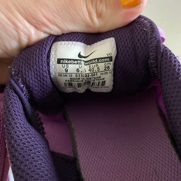 Nike Training Flex TR2 Shoes Purple Pink Sneakers Women’s Size 9 - Picture 5 of 5